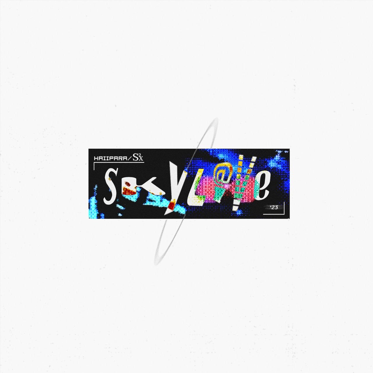 Stylized Skylive '23 banner with a different font for each letter.